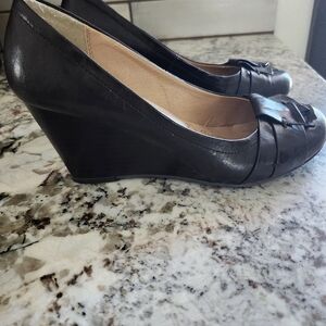 Brown Wedge Dress Shoes